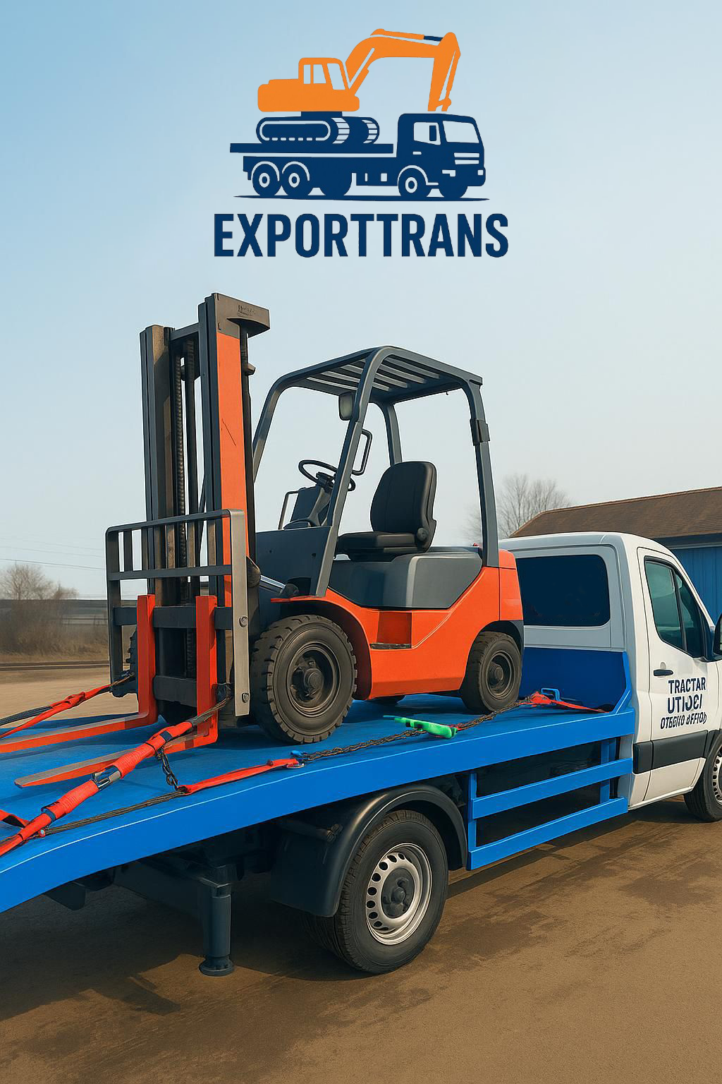 Camion Exporttrans în operare